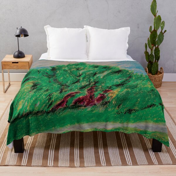 Item preview, forest painting pastel technique designed and sold by pineappledizajn.