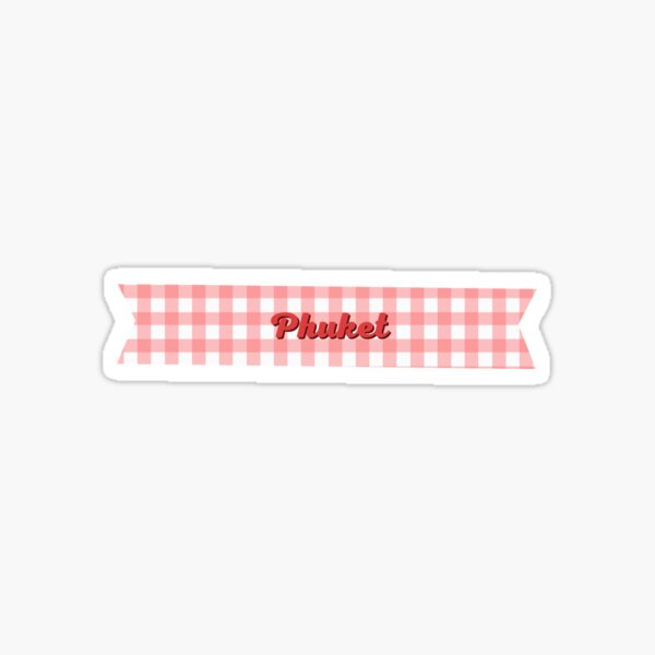 Item preview, Phuket - Checkered Label designed and sold by CityCollection.