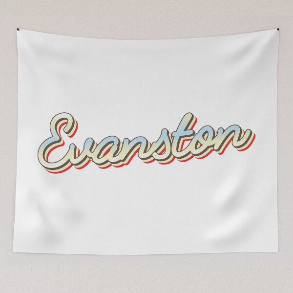 Item preview, Evanston College Town Script 1 designed and sold by Lokalista.
