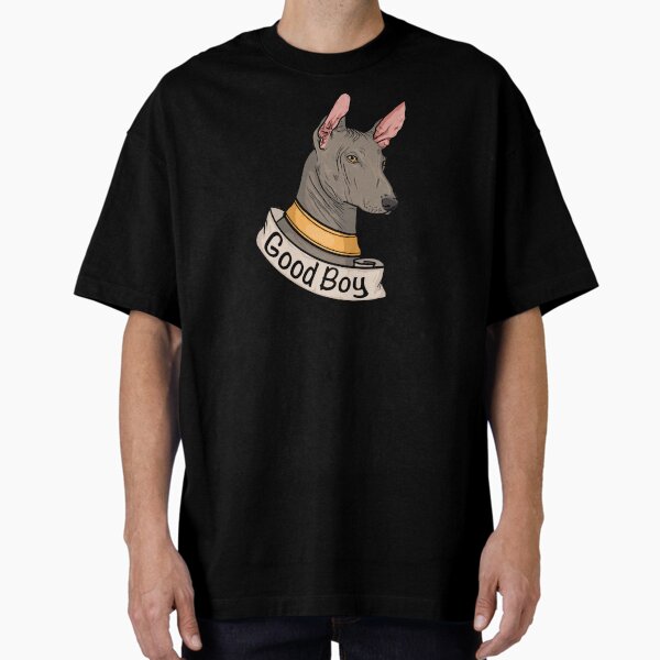 Vista previa del artículo con la obra «Xoloitzcuintle - Buen chico», diseñado y vendido por SandrasCreaturs.