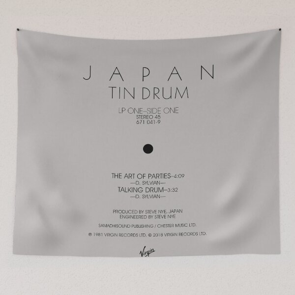 Item preview, Japan "Tin Drum" Record Label designed and sold by Only Japan, Bowie, New Order, Ultravox.