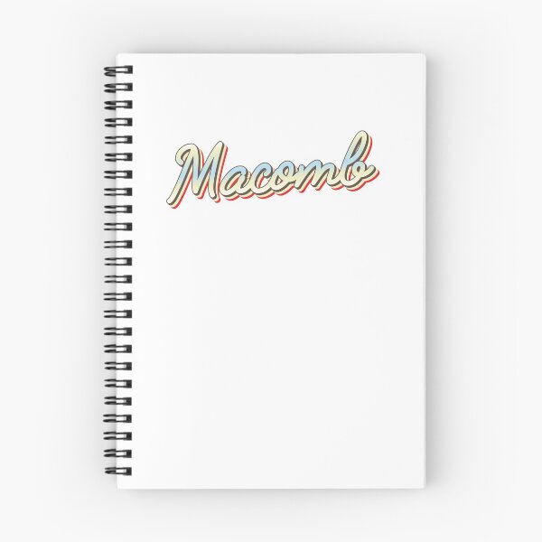 Item preview, Macomb College Town Script 1 designed and sold by Lokalista.