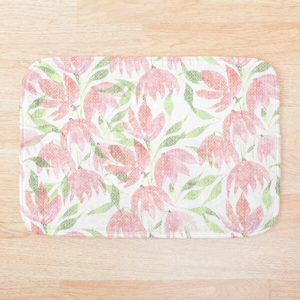 Item preview, Lace Flowers Pink Beige Green designed and sold by kredasart.