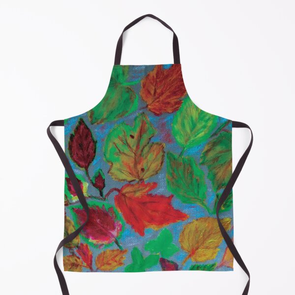 Item preview, leaves painting pastel technique designed and sold by pineappledizajn.