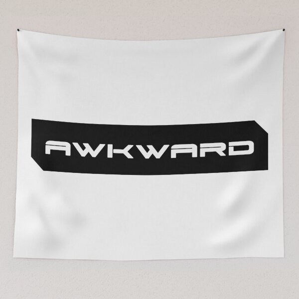 Item preview, Awkward simple cyberpunk urban slang letters white designed and sold by Swiiing.
