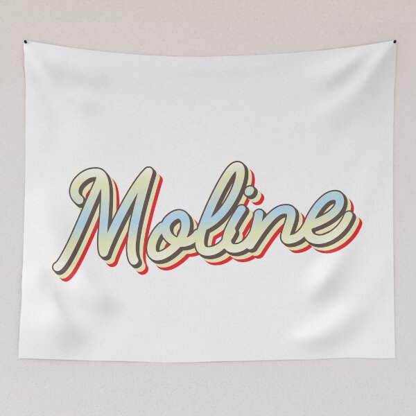 Item preview, Moline College Town Script 1 designed and sold by Lokalista.