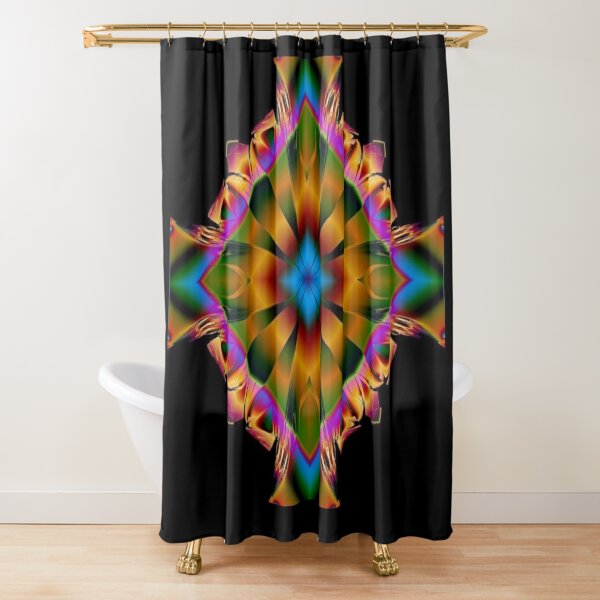 Colourful Abstract Pattern Shower Curtain