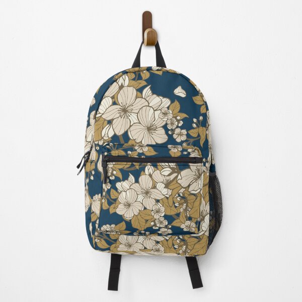 Item preview, Spring blossom - Prussian Blue designed and sold by appleyards.