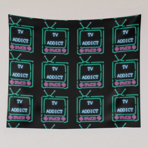 Item preview, TV Addict Neon Television Set designed and sold by BrokenUnicorn.