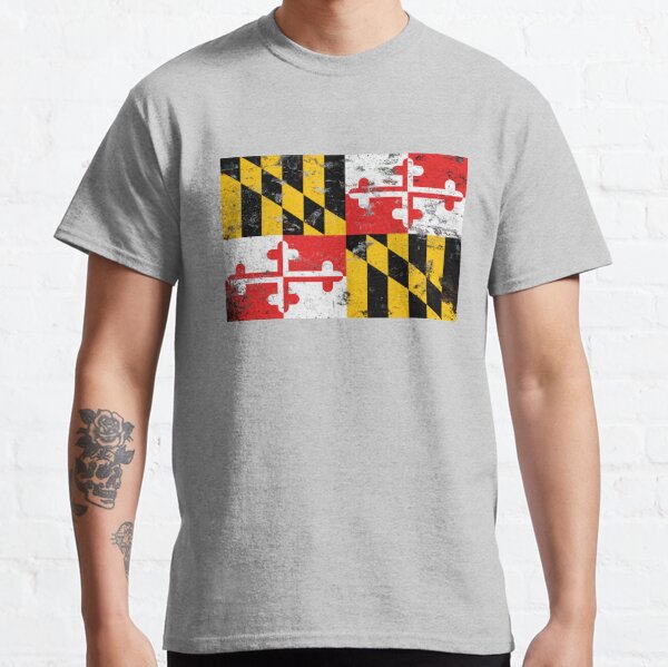 Flag of Maryland Flag of Maryland Graphic T-Shirt Dress | Redbubble