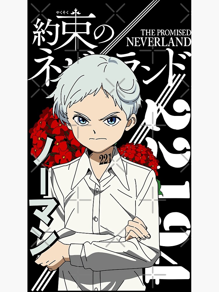 The Promised Neverland Cute Norman Fanart Classic Poster and Stickers |  Greeting Card