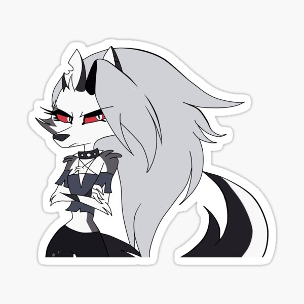 Loona Helluva Boss Sticker For Sale By Dashie Does Art Redbubble 9789