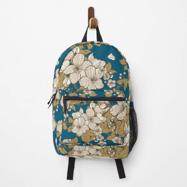Item preview, Spring blossom - Petrol Blue designed and sold by appleyards.