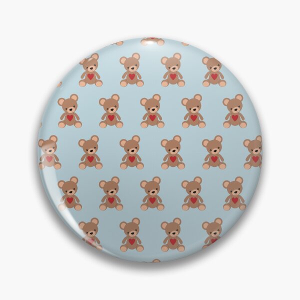 Item preview, Cute toy bear with love heart pattern designed and sold by EngineerGoC.