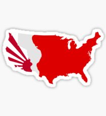 The Man in the High Castle Map Sticker