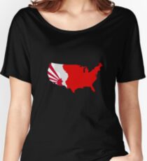 The Man in the High Castle Map Women's Relaxed Fit T-Shirt