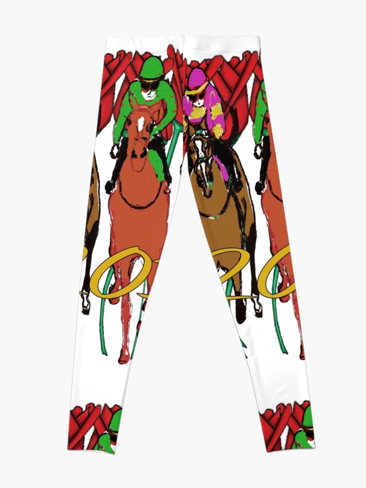 Alternate view of Kentucky Derby 2016 Racehorses Leggings