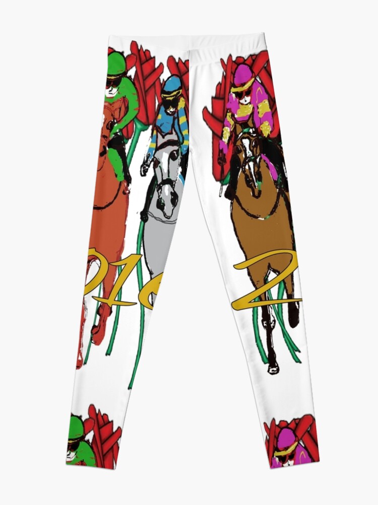 Alternate view of Kentucky Derby 2016 Racehorses Leggings
