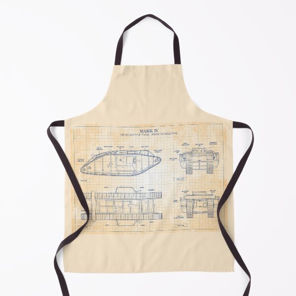 Item preview, MARK IV Tank (Old Blue Grid) designed and sold by BGALAXY.