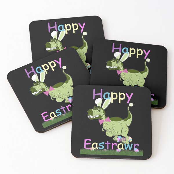 Item preview, Happy Easter Bunny Dinosaur Egg Rabbit Ears designed and sold by gthylla.