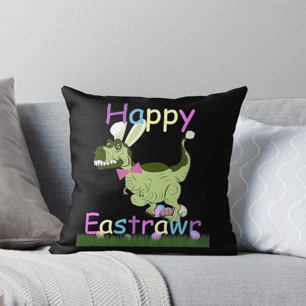 Item preview, Happy Easter Bunny Dinosaur Egg Rabbit Ears designed and sold by gthylla.
