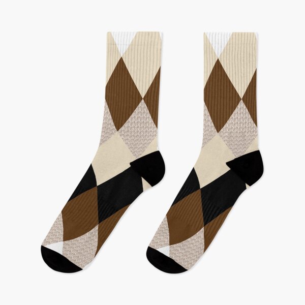 Item preview, Brown and beige chevron argyle diamond pattern designed and sold by BLMcreations.