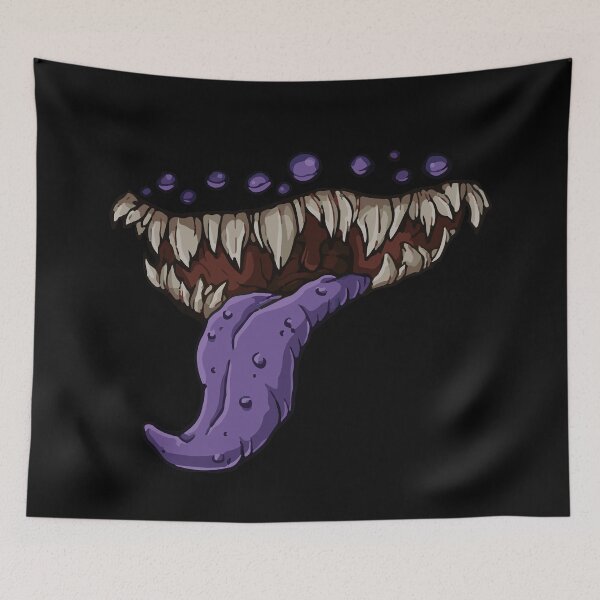 Item preview, Dungeons and Dragons Mimic Mouth Print designed and sold by ToplineDesigns.