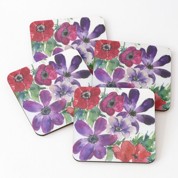 Item preview, colorful anemones designed and sold by kosarandrea.