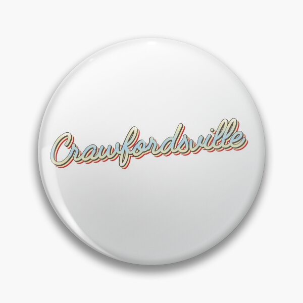 Item preview, Crawfordsville College Town Script 1 designed and sold by Lokalista.