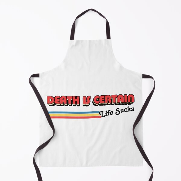 Item preview, Death Is Certain - Life Sucks / Retro Nihilism Design  designed and sold by AestheticNow.