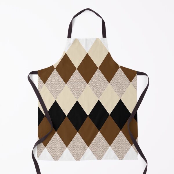Artikelvorschau, Braunes und beige Chevron-Rautenmuster entworfen und verkauft von BLMcreations.