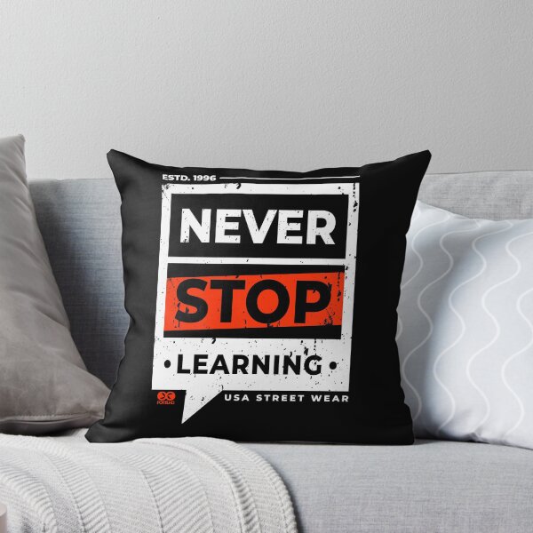 Item preview, Never stop learning designed and sold by Carlos Portilho.