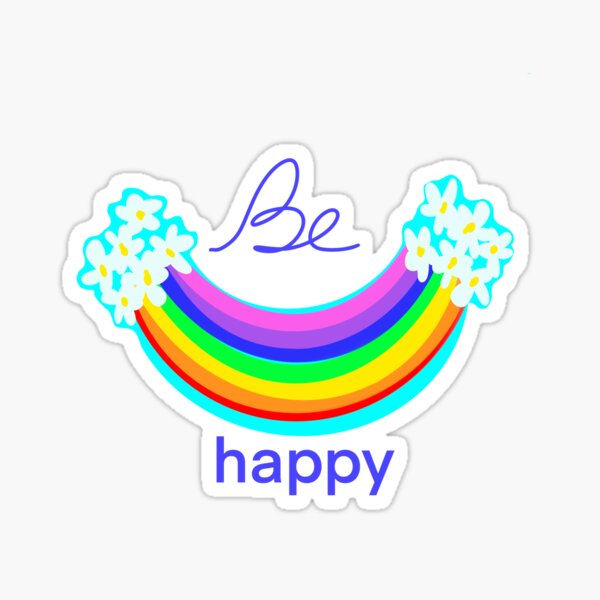 Item preview, be happy rainbow designed and sold by stavina.