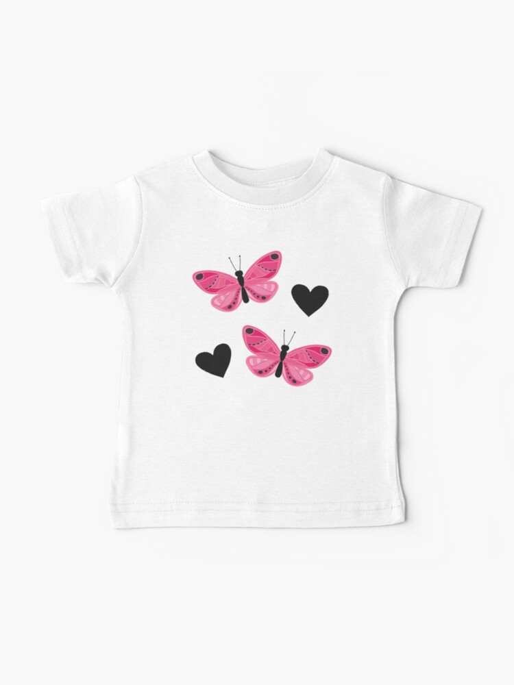 Pittsburgh Steelers Girls Infant Cutest Fan Hearts T-Shirt - Pink