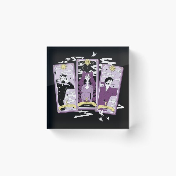 xxxHOLiC Tarot Card Set - Watanuki, Himawari, Doumeki Acrylic Block