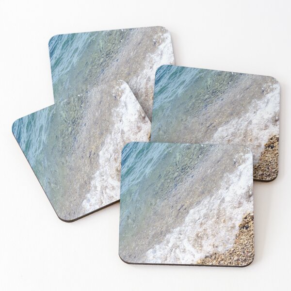 Item preview, Diagonal Waves Rolling Pebbles on the Seacoast designed and sold by ALEX PHOTO DREAMS.