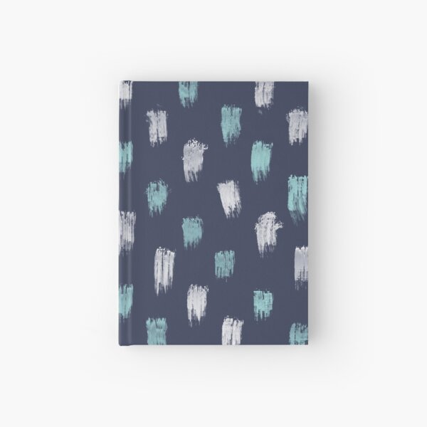 Blue Scandi dots Hardcover Journal