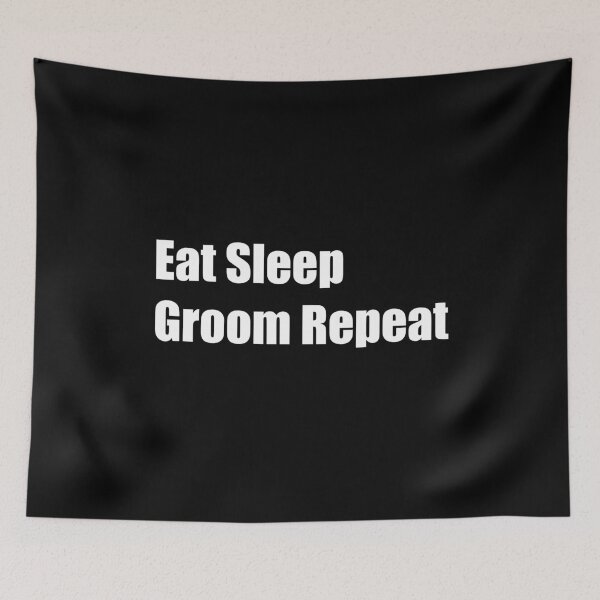 Item preview, Dog Grooming Eat Sleep Groom Repeat designed and sold by Rizwandogar.