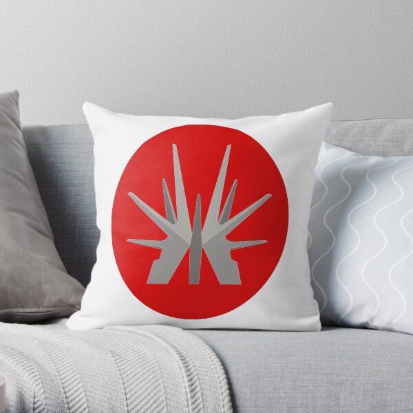 Brutalist Print, Kosmaj Memorial, Print, Artwork, Illustration, Brutalist Architecture, Architecture Print, Socialist Throw Pillow