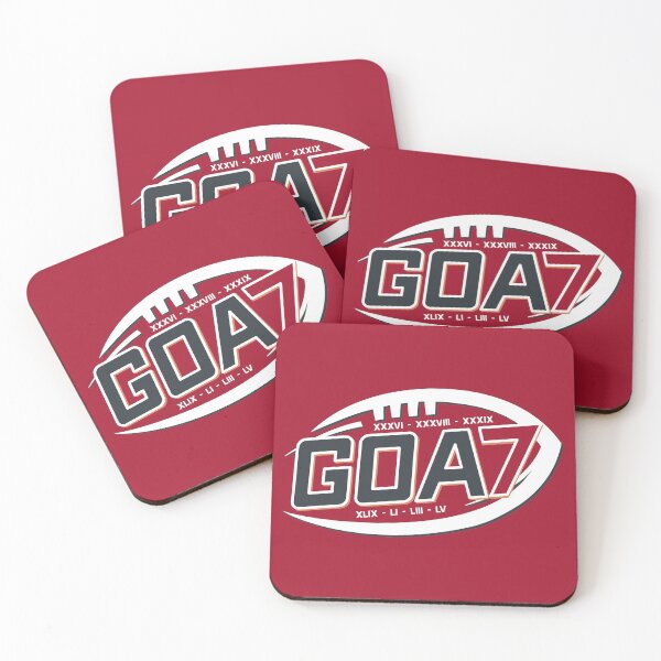 Item preview, Limited Edition GOAT 7 Rings Shirt, 7 Times Super Bowl Champs Bucs Shirt, Mug, Hoodie, Sticker, Throw Blanket, Tapestry & Mask! designed and sold by GoatGear.