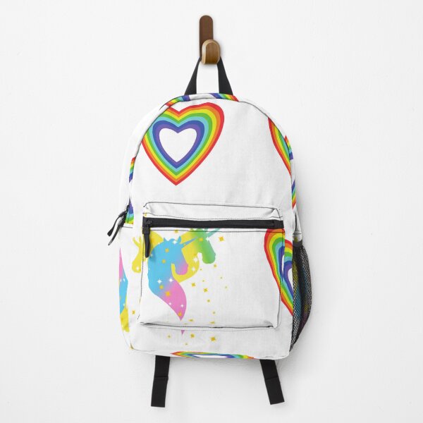 Item preview, Unicorn Rainbow Hearts Pattern designed and sold by BrokenUnicorn.
