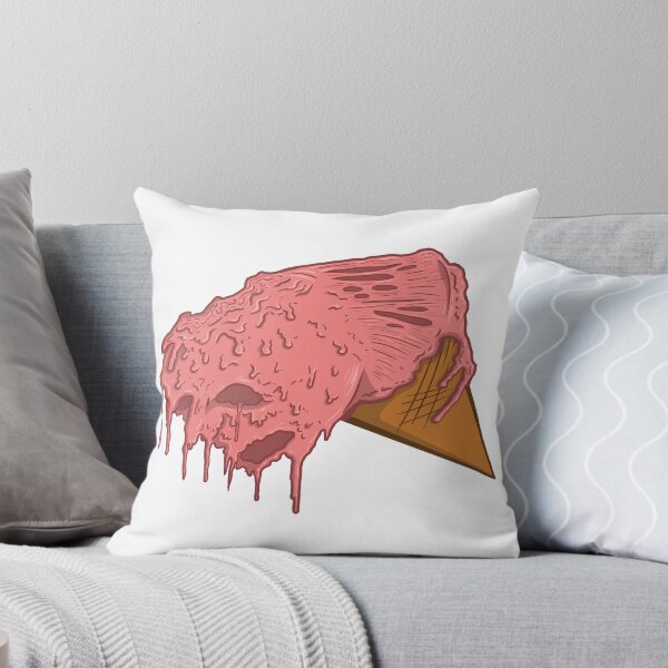Item preview, Haphazard Art Summer Time Blues Melting Pink Ice Cream T-Shirt Design designed and sold by HaphazardArt.