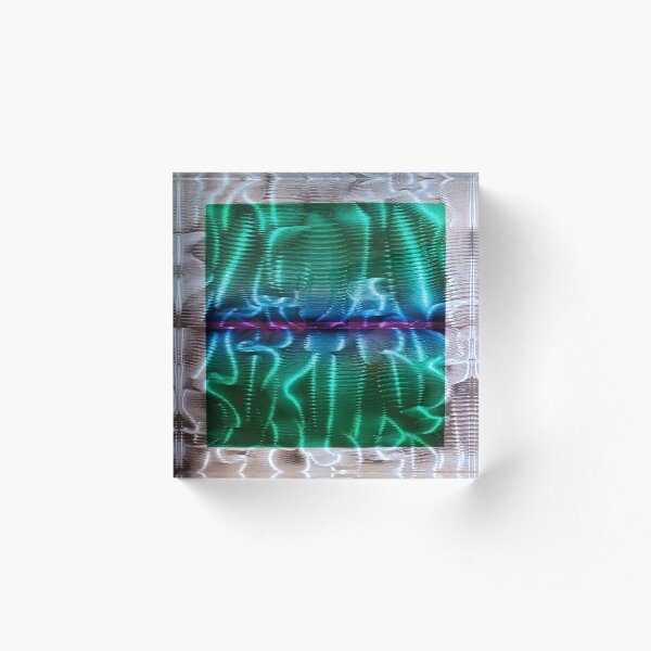 Aperçu de l'œuvre Horizons - Vert créée et vendue par Schadow-Studio.