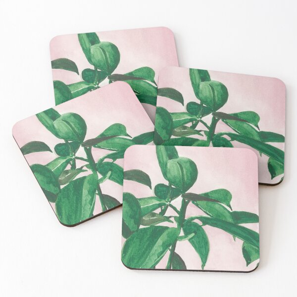 Item preview, Pink Rubber Tree designed and sold by TwoFullMoonsArt.