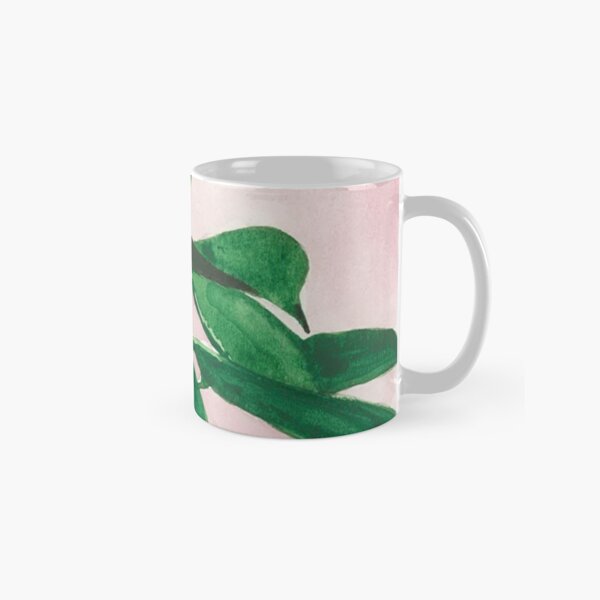 Pink Rubber Tree Classic Mug