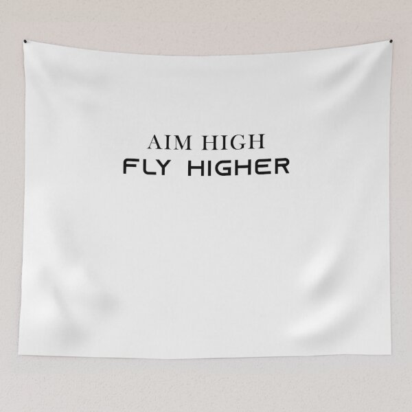 Item preview, Aim High Fly Higher 'White Edition' designed and sold by Luxury-Outfits.