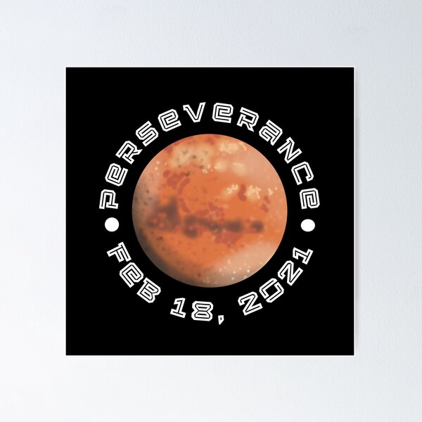 Item preview, Mars Landing - Perseverance February 18 2021 designed and sold by Gerhanj.
