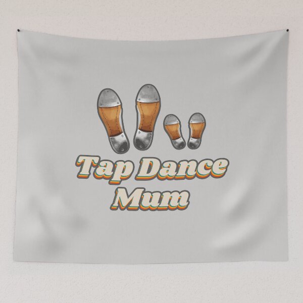 Item preview, Tap Dance Mum with shoes - white  | Gifts for any tap dancer and tap dancing lover | Tap dance gifts designed and sold by TAP-DANCE-ART.
