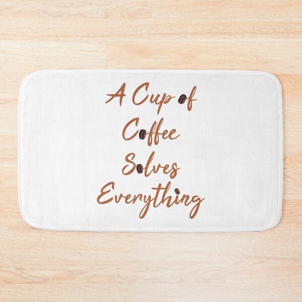 Item preview, A cup of coffee solves everything designed and sold by Elonshop.