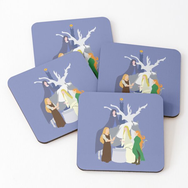 Item preview, Galadriel, Tauriel, Arwen, Éowyn designed and sold by ideth illustration.